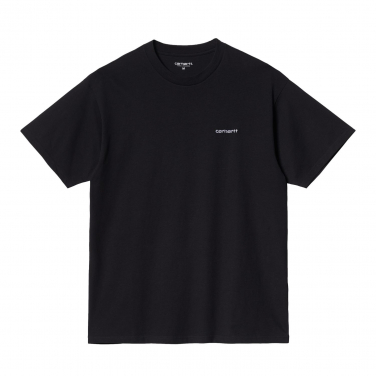 S/s script embroidery tee