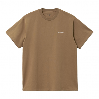 S/s script embroidery tee