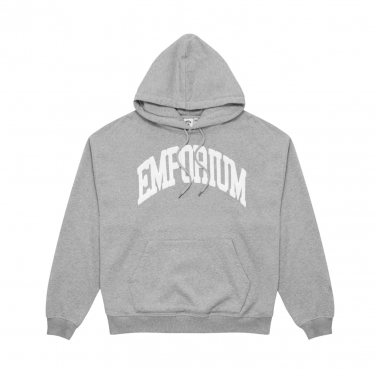 Emporium puffed arc logo hoodie