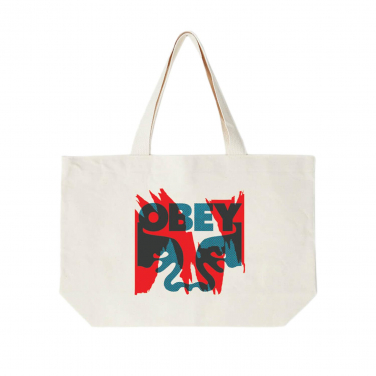 Obey tote bag- torn poster icon